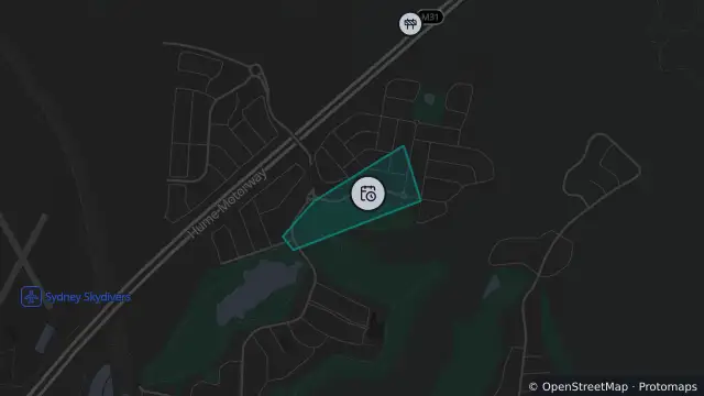 Map of Planned Power Outage — Mount Druitt, Wilton and nearby items