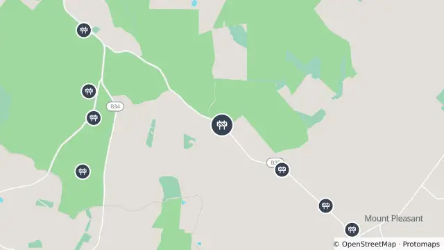 Map of Tree Pruning — Cricks Mill Road, Cromer and nearby items