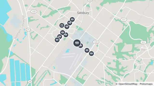 Map of Mowing — Kings Road, Salisbury South and nearby items
