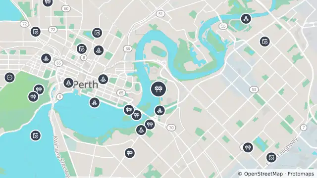Map of Camfield Dr - Upgrades and nearby items