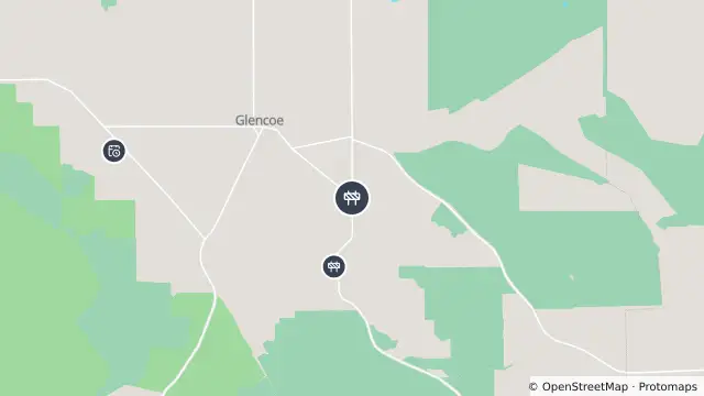 Map of Tree Pruning — Kangaroo Flat Road, Glencoe and nearby items