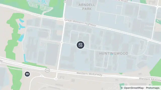 Map of Planned Power Outage — Huntingwood and nearby items