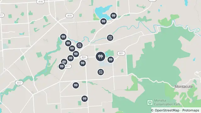 Map of Hauling Comms Cable & Pit Works — Gorge Road, Paradise and nearby items