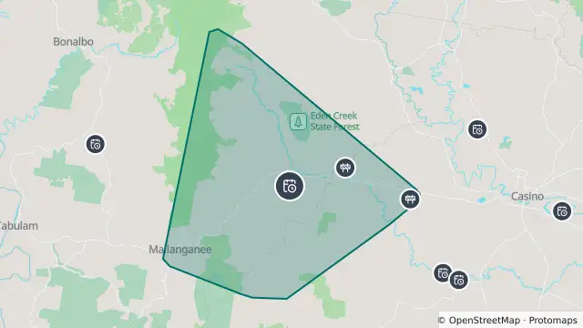 Map of Planned Power Outage — Incd-137836-R and nearby items