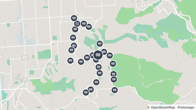 Map of Mowing — Sheoak Road, Belair and nearby items