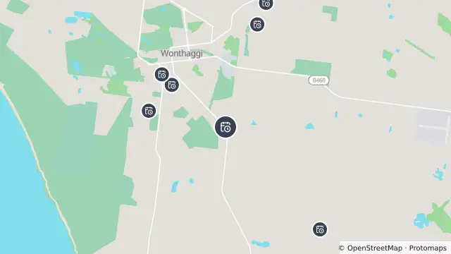 Map of Planned Power Outage — Wonthaggi and nearby items