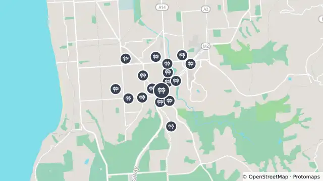 Map of Weed Spraying — Southern Expressway, Sturt and nearby items