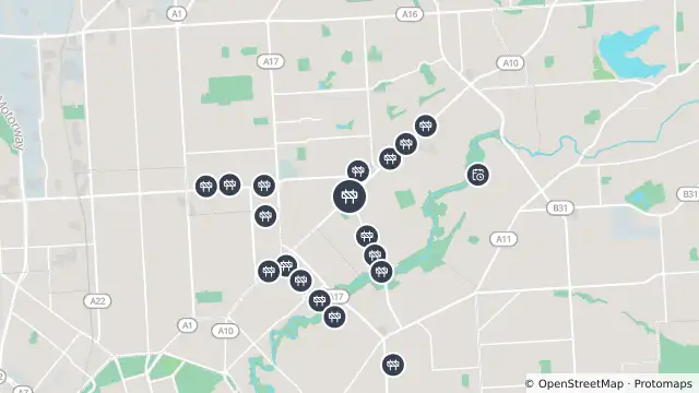 Map of Delivieries — North East Road, Klemzig and nearby items