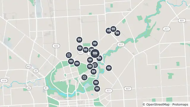 Map of Sign Installation — Stephen Terrace, Gilberton and nearby items