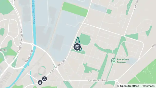 Map of Planned Power Outage — Leumeah and nearby items