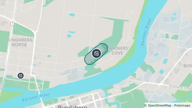 Map of Planned Power Outage — Bundaberg North and nearby items