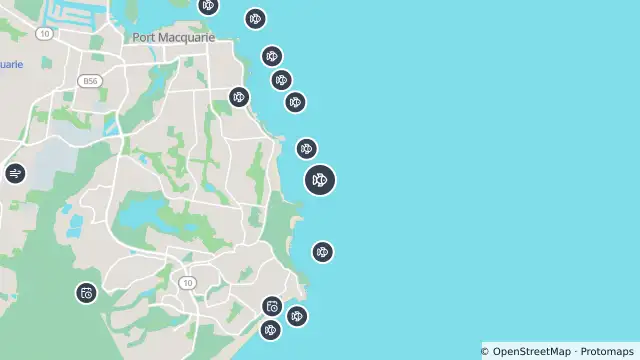 Map of Smart Drumline Location — Shelly and nearby items