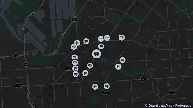 Map of Mowing — Main North Road, Pooraka and nearby items