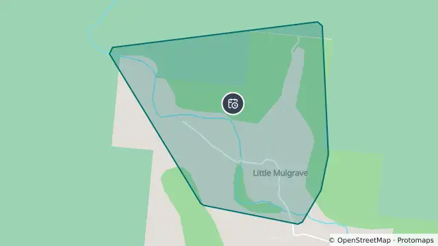 Map of Planned Power Outage — Little Mulgrave and nearby items