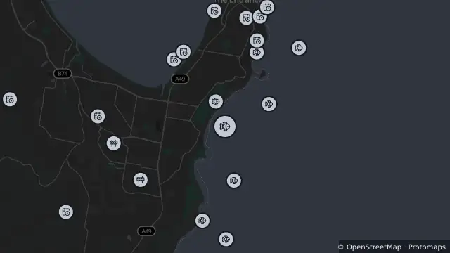 Map of Smart Drumline Location — Shelly and nearby items