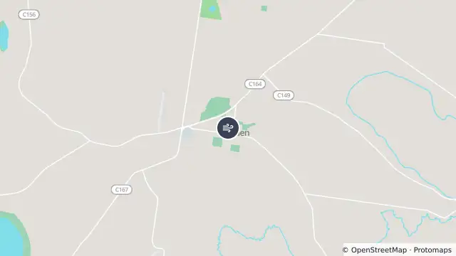Map of Cobden and nearby items