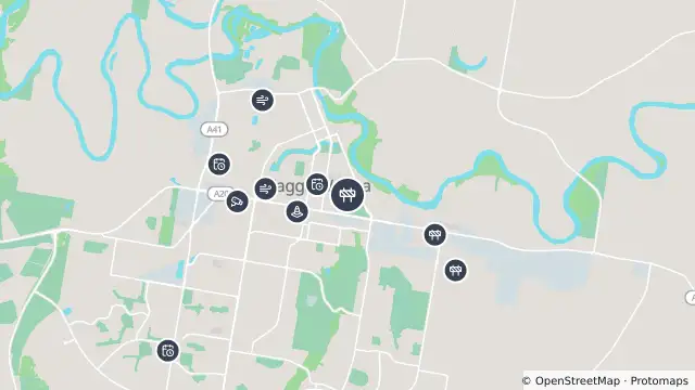 Map of Scheduled Roadwork — Blake Street, Wagga Wagga and nearby items