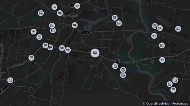 Map of Scheduled Roadwork Maintenance — Heathcote Road Eastbound On-Ramp, Moorebank and nearby items