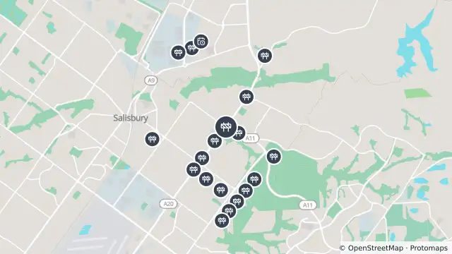 Map of Survey — The Grove Way, Salisbury Heights and nearby items