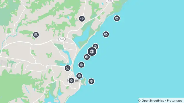 Map of Smart Drumline Location — Wamberal and nearby items