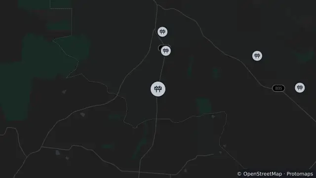 Map of Asphalt Works — Warren Road, Cromer and nearby items