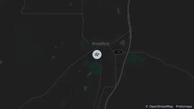 Map of Broadford and nearby items