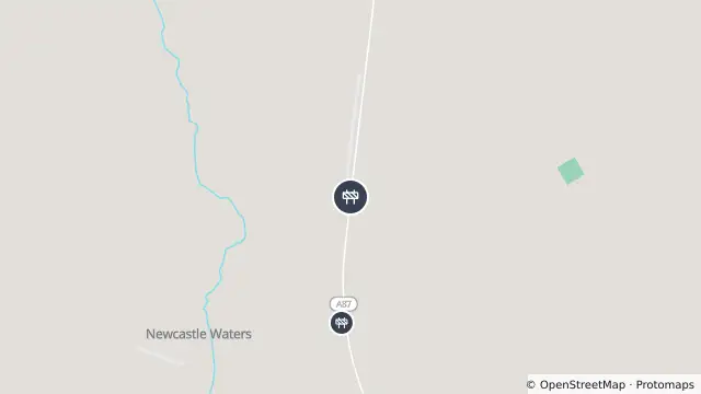 Map of Stuart Highway — With Caution and nearby items