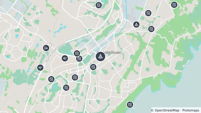 Map of Street Festival — Queen Street, Campbelltown and nearby items