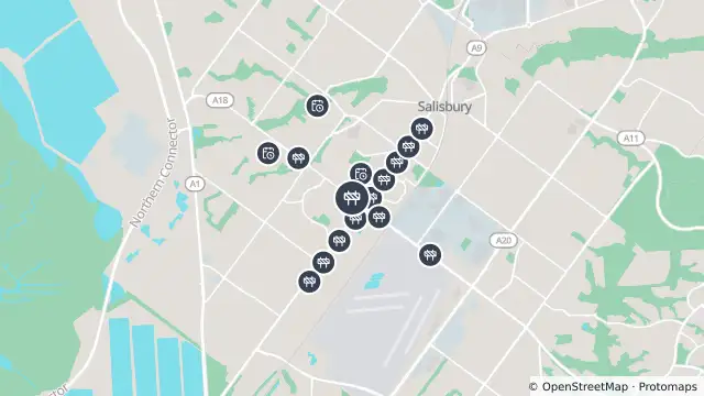 Map of Drainage — Kings Road, Salisbury Downs and nearby items
