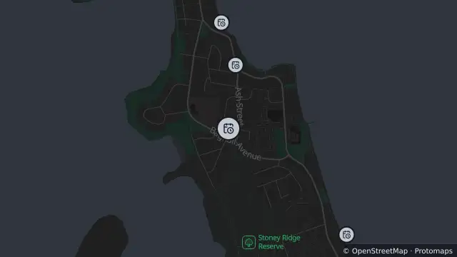Map of Planned Power Outage — Soldiers Point and nearby items