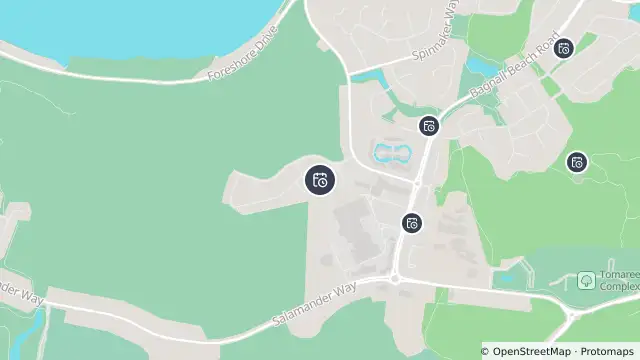Map of Planned Power Outage — Salamander Bay and nearby items