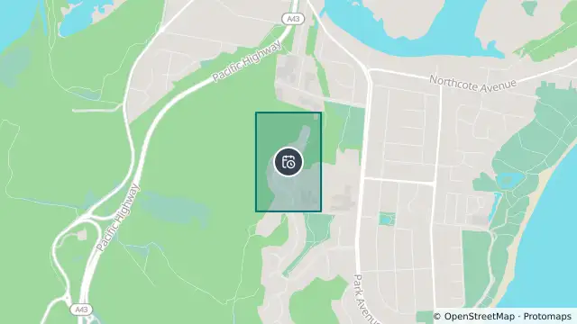 Map of Planned Power Outage — Caves Beach and nearby items