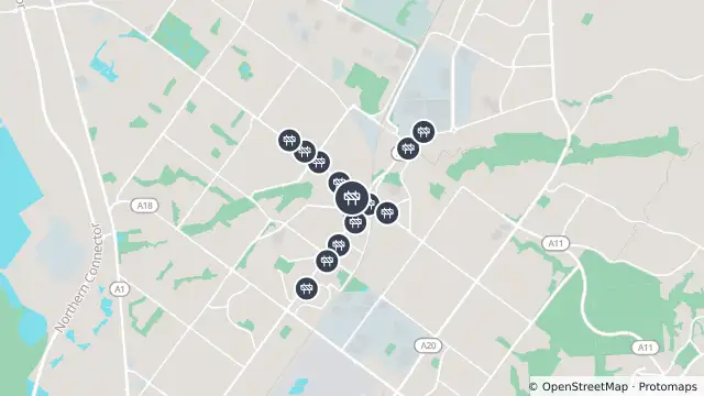 Map of Footpath Maintenance/Repairs — Waterloo Corner Road, Salisbury and nearby items