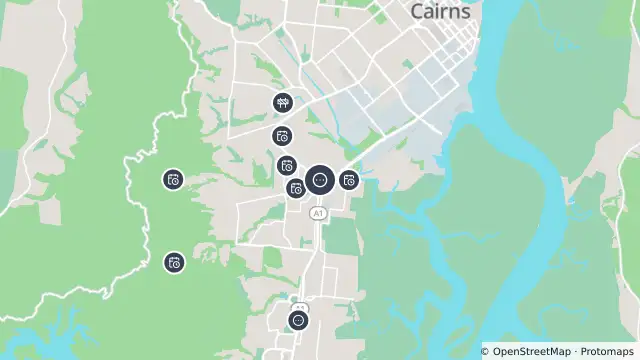 Map of Woree - Ray Jones Drive & Rigg Street and nearby items