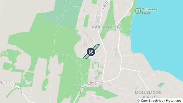 Map of Planned Power Outage — Narrawallee and nearby items