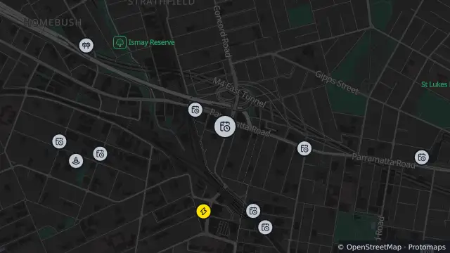 Map of Planned Power Outage — Strathfield and nearby items