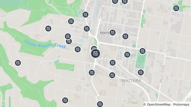 Map of Planned Power Outage — Hornsby and nearby items