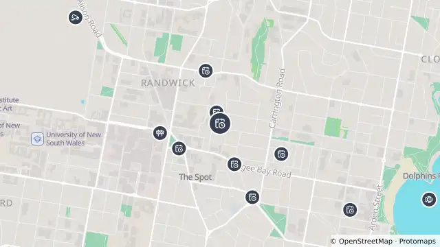 Map of Planned Power Outage — Randwick and nearby items