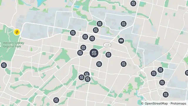 Map of Planned Power Outage — Fairfield West and nearby items