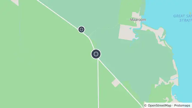 Map of Boonooroo Plains - Maryborough Cooloola Road At Maaroom Creek and nearby items