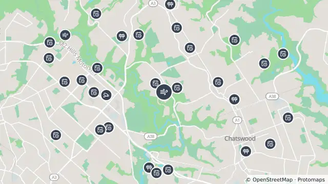 Map of Air Quality — Lindfield and nearby items