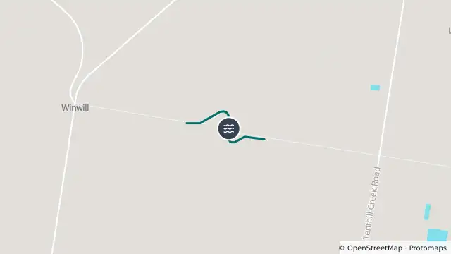 Map of Flooding — Winwill Connection Road — Lower Tenthill / Winwill and nearby items