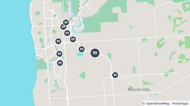 Map of Fleurieu Connection Alliance - Landscaping — Victor Harbor Road, Mclaren Vale and nearby items