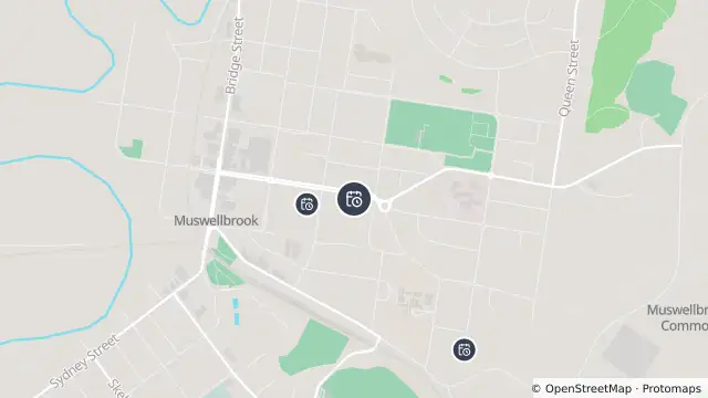 Map of Planned Power Outage — Muswellbrook and nearby items