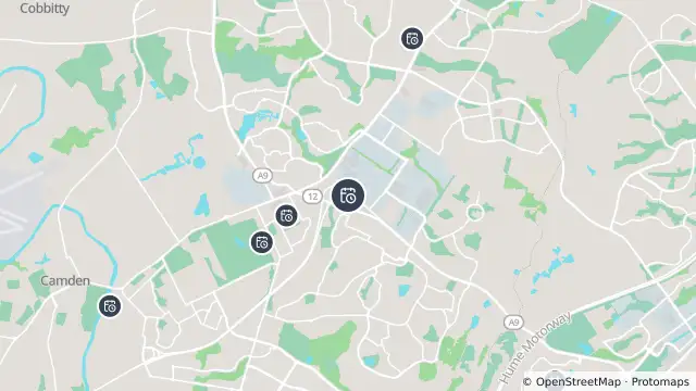 Map of Planned Power Outage — Smeaton Grange and nearby items