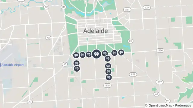 Map of Traffic Management — Greenhill Road, Unley and nearby items