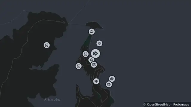 Map of Drone Surveillance Location — Palm Beach and nearby items