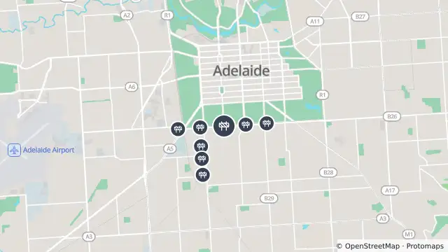 Map of Mowing — Greenhill Road, Wayville and nearby items