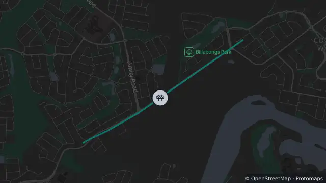Map of Roadworks — Foxwell Road — Coomera and nearby items