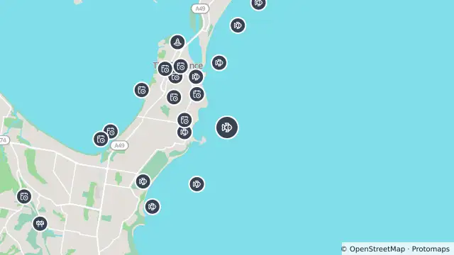Map of Smart Drumline Location — Toowoon Bay and nearby items